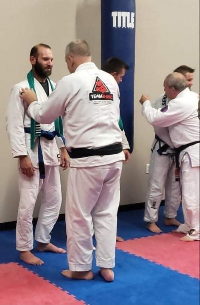 Blue belt · November 5, 2021 · Promoted by Keith Owen