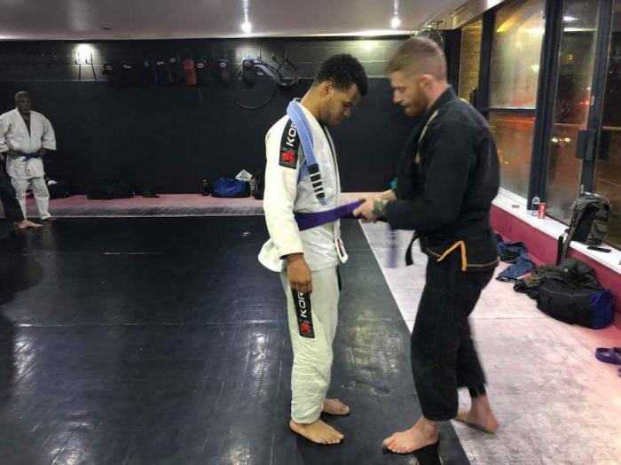 Purple belt · August 3, 2018 · Promoted by Danny Batten