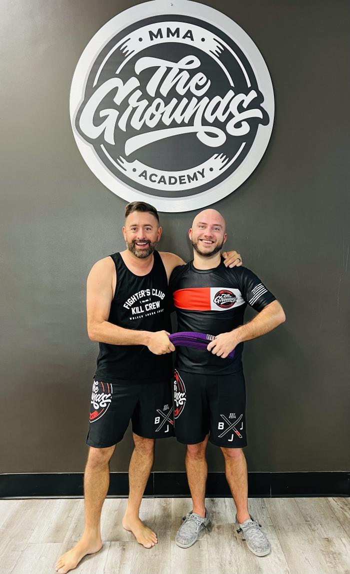 Purple belt · April 15, 2023 · Promoted by Joshua Frye