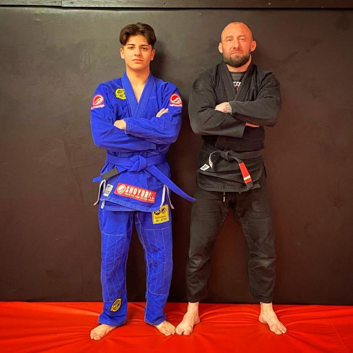 Blue belt · March 14, 2022 · Promoted by Kameron Atakuru