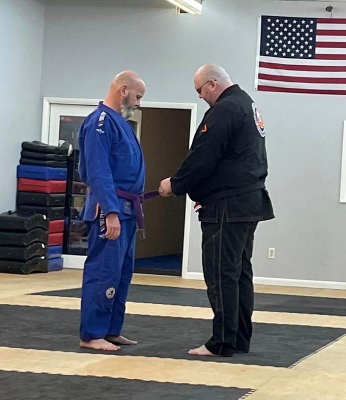 Purple belt · August 4, 2019 · Promoted by Ailson Brites (Jucao) and Walter Johnson