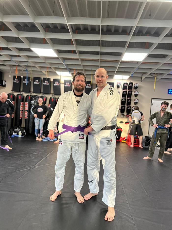 Purple belt · April 12, 2023 · Promoted by Dominic Englert