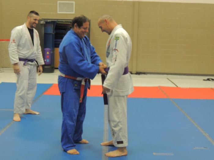 Purple belt · June 7, 2012 · Promoted by Marcus Soares