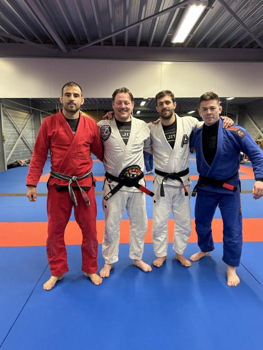 DAN promotion of @Yannisstrijkers & Wanzerpanzer at Antwerp Jiu Jitsu