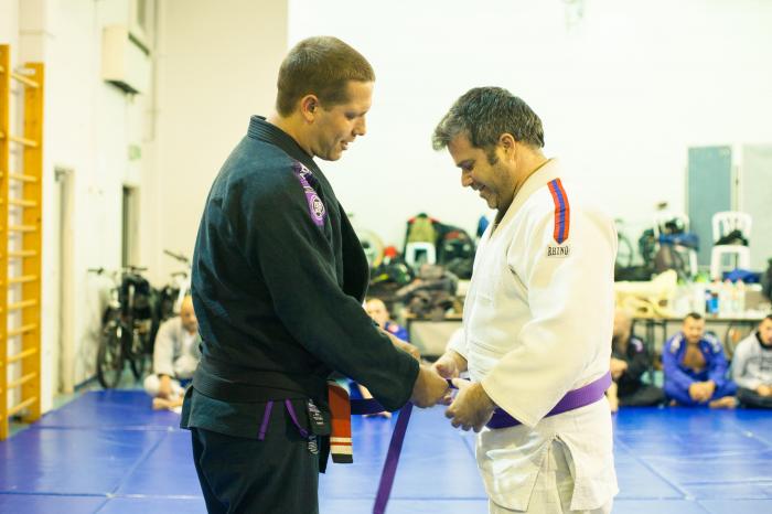 Purple belt · December 29, 2016 · Promoted by Saul Sagher