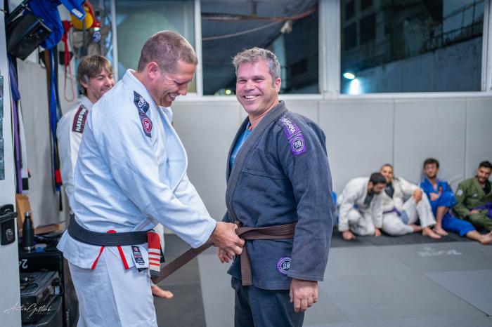 Brown belt · April 10, 2021 · Promoted by Saul Sagher