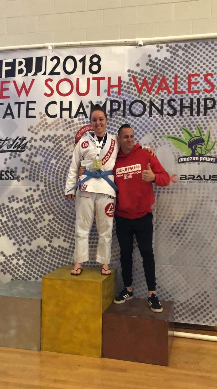 Blue belt · September 2, 2018 · Promoted by Clint Burns