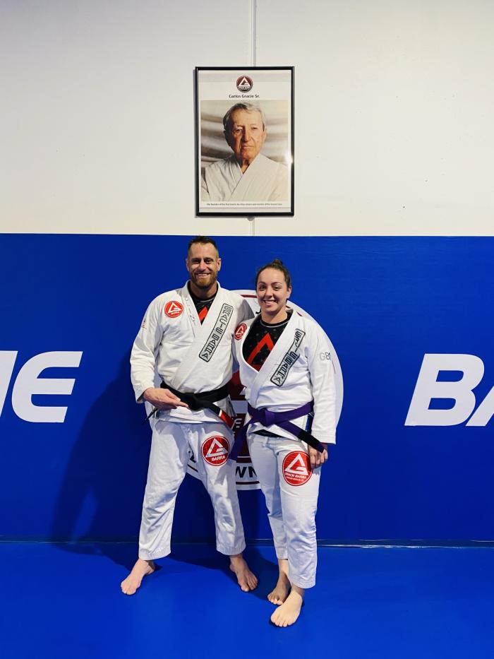 Purple belt · July 29, 2020 · Promoted by Clint Burns