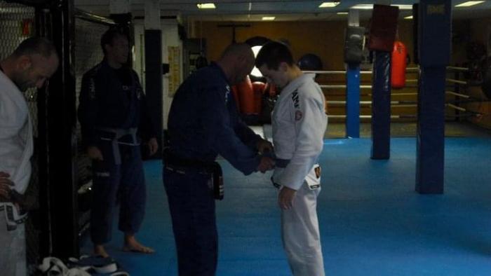 Blue belt · July 14, 2011 · Promoted by Gavin Van Saelen
