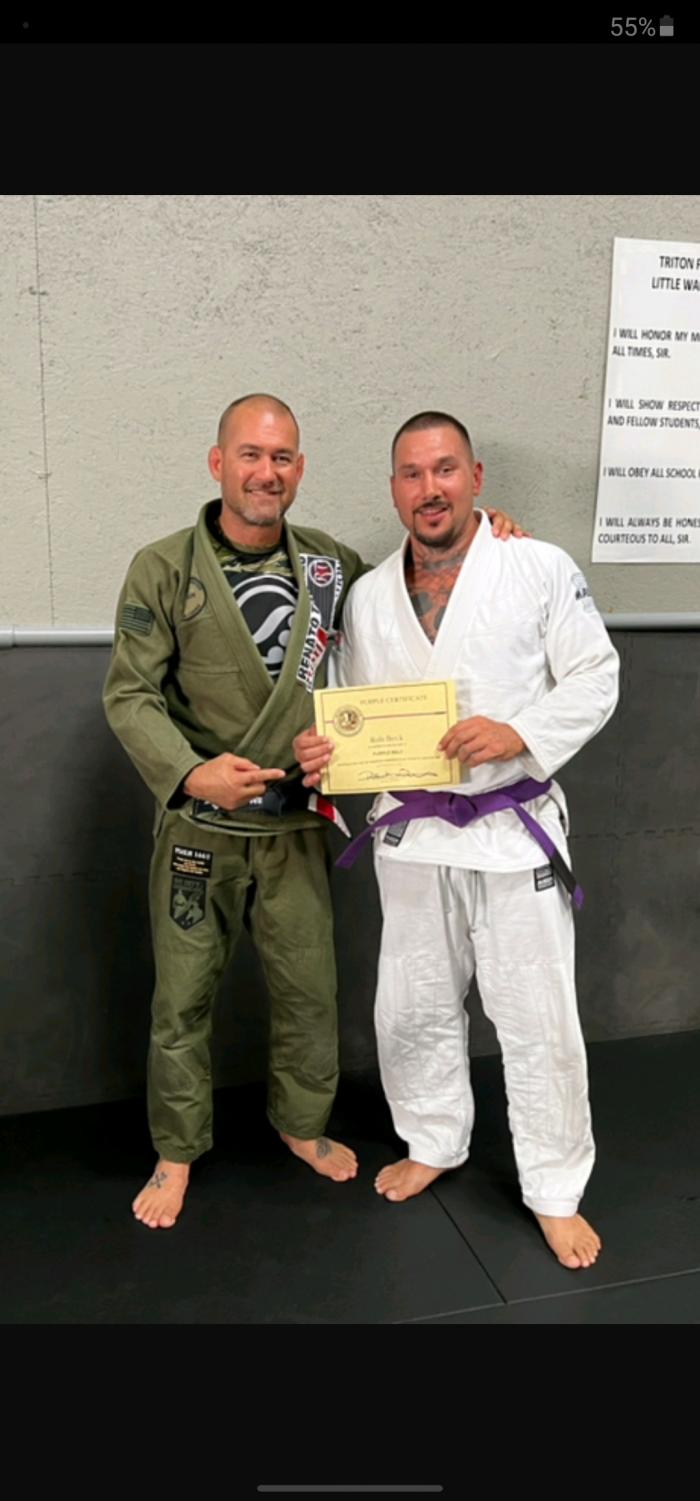 Purple belt · July 1, 2022 · Promoted by Piet Wilhelm