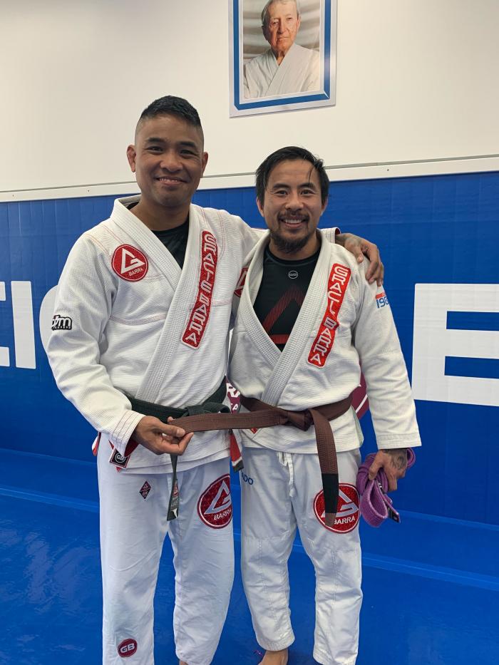 Brown belt · January 11, 2020 · Promoted by Professor Jeff Macatangay/ Professor David Veloria