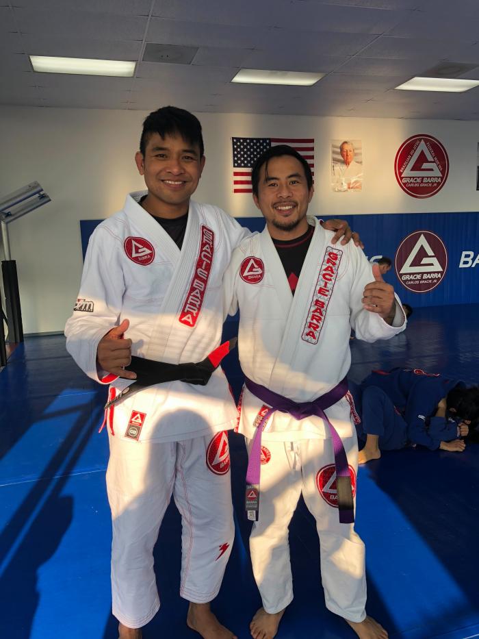 Purple belt · December 10, 2017 · Promoted by Professor Jeff Macatangay/ Professor David Veloria