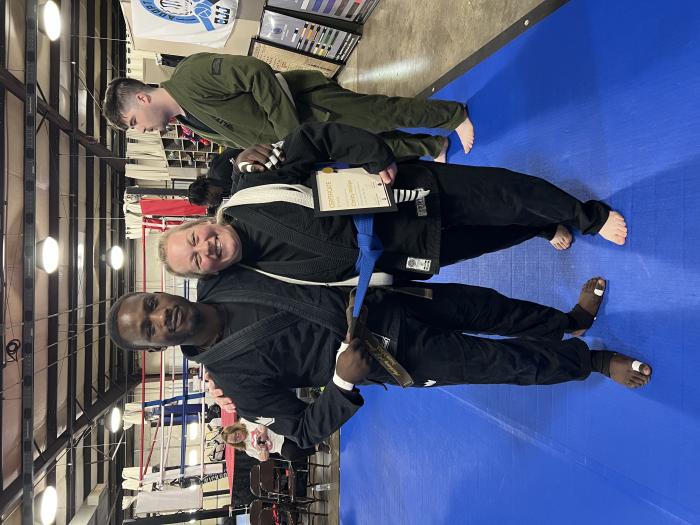 Blue belt · April 22, 2023 · Promoted by Anthony Jones