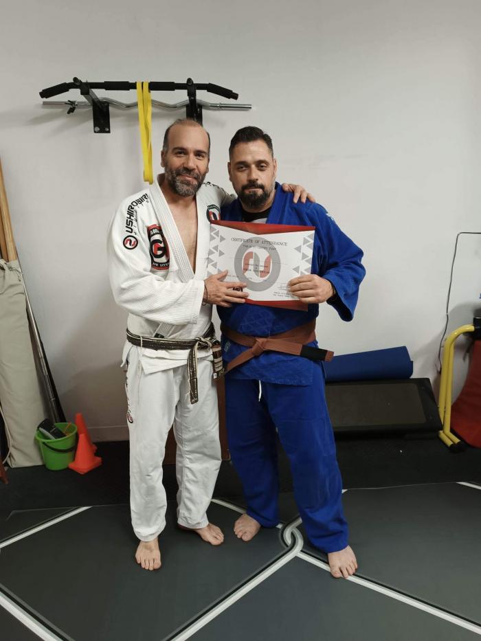 Brown belt · April 22, 2023 · Promoted by Nikos Gougoulas