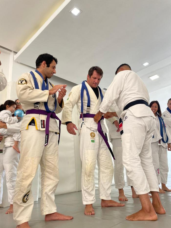 Purple belt · April 23, 2023 · Promoted by Marcos Romário