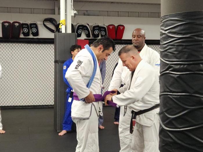 Purple belt · April 17, 2023 · Promoted by Richard Goodwin