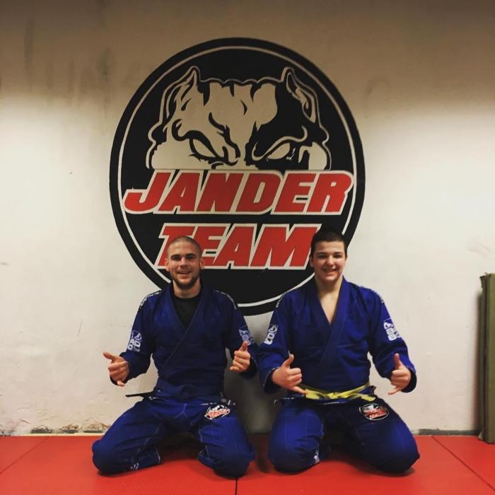 Blue belt · January 29, 2016 · Promoted by Jander Pereira Gomes