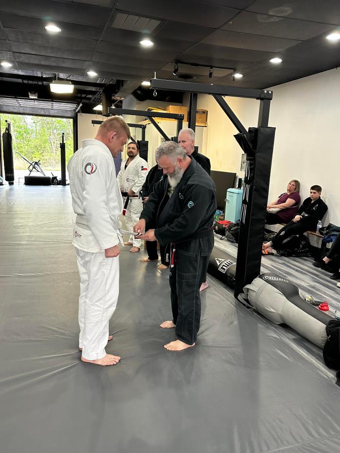 White Belt 3rd stripe promotion