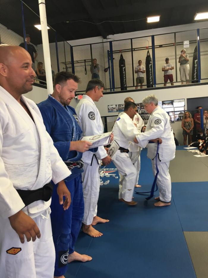 Blue belt · July 23, 2022 · Promoted by Jenny Rybarczyk