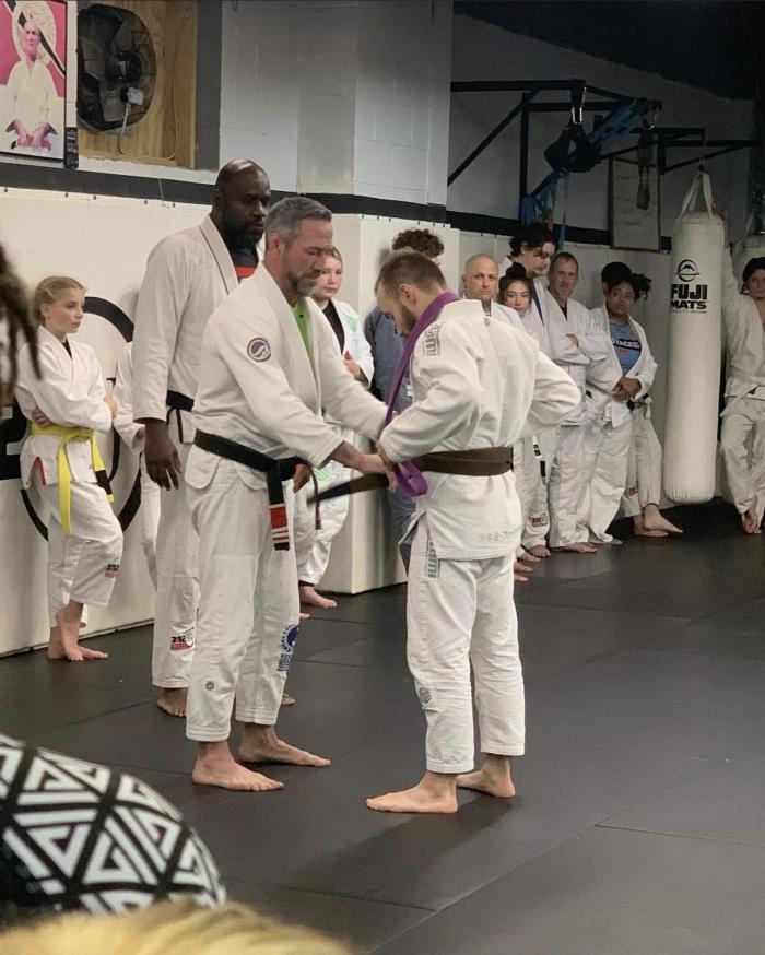Brown belt · December 22, 2022 · Promoted by Jordan Damon