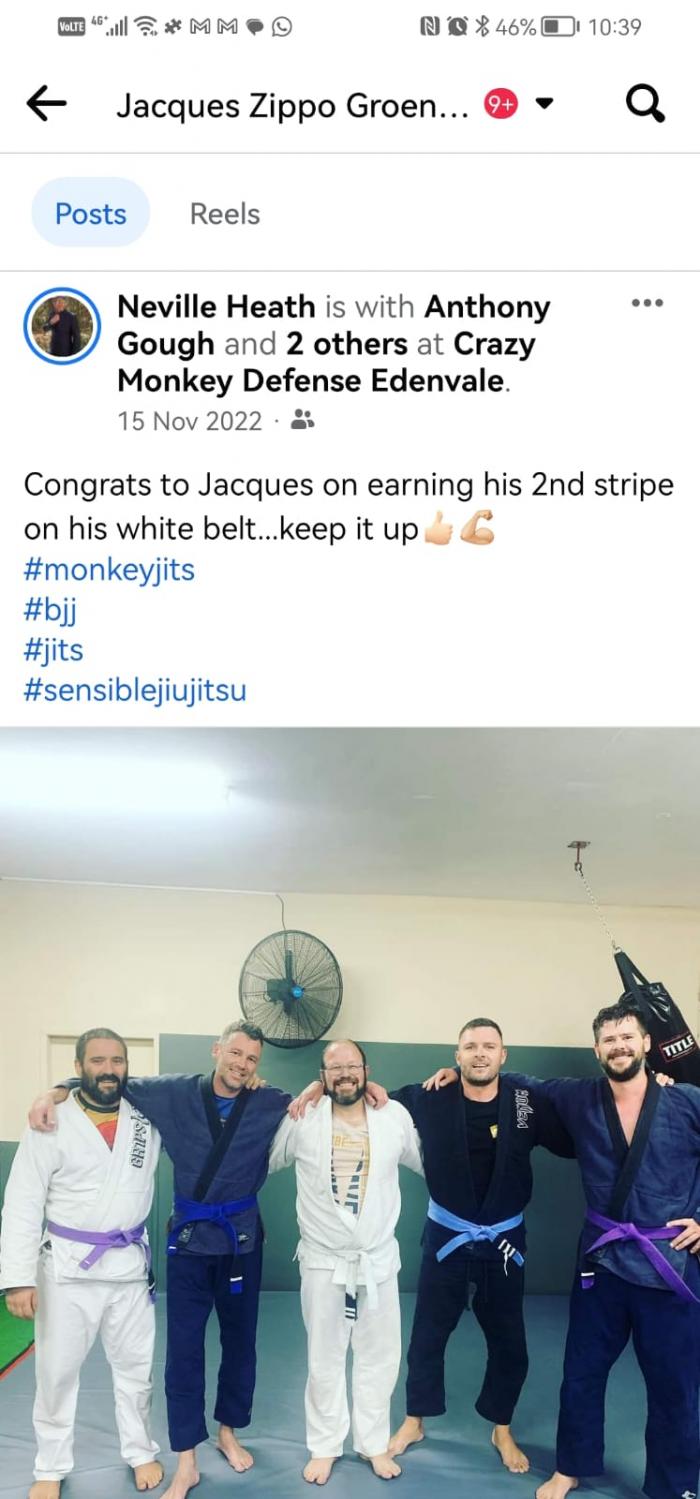 White belt · May 1, 2021