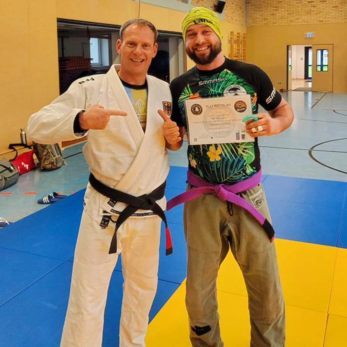 Purple belt · April 22, 2023 · Promoted by Mike Hartmann