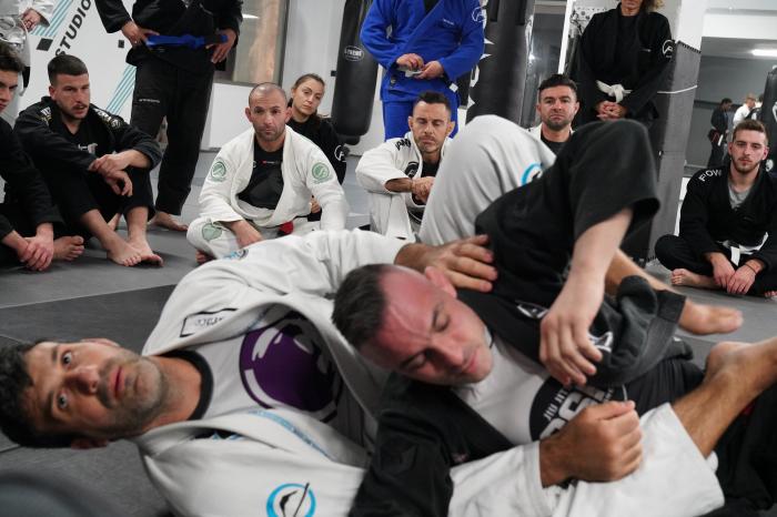 Seminar with legend Rolles Gracie Jr.