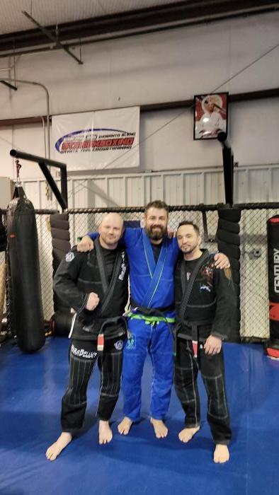 Me and my coach Professor Jesse Briggs in the Middle