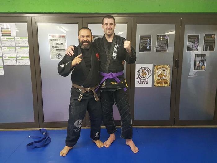 Purple belt · November 9, 2017 · Promoted by Jacques Wagner