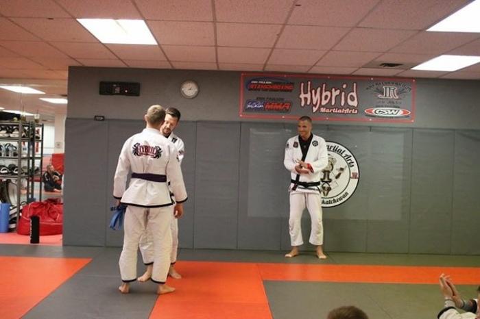 Purple belt · May 27, 2017 · Promoted by Steve Newman