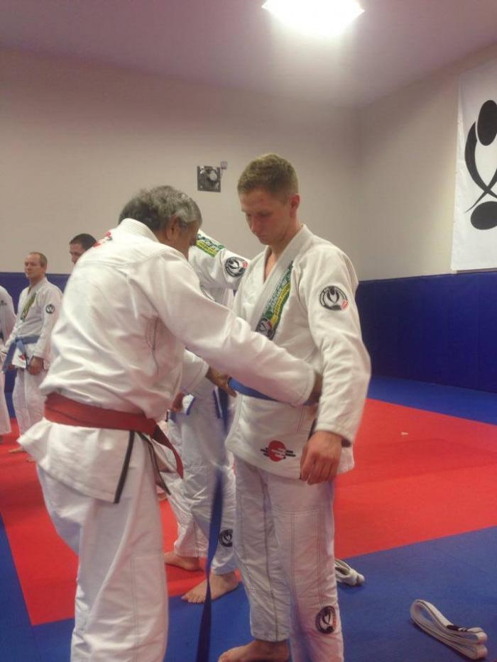 Blue belt · October 25, 2014 · Promoted by Steve Newman