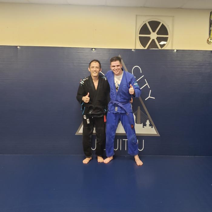 Blue belt · October 26, 2022 · Promoted by Mike Sanda