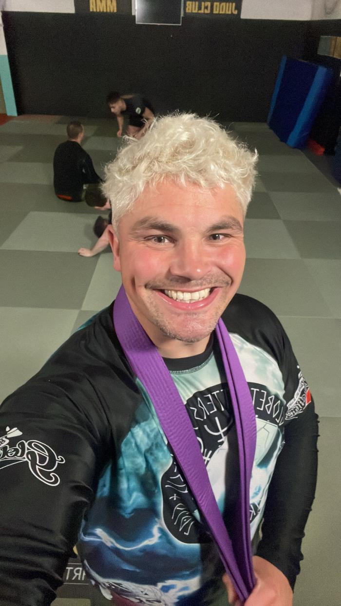 Purple belt · April 29, 2023 · Promoted by John Humphries