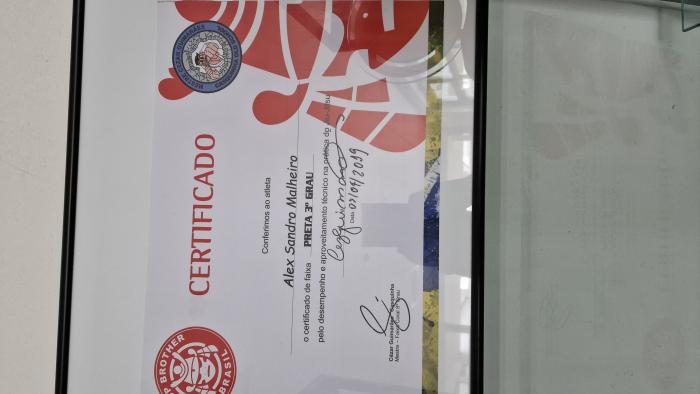 Black belt 3rd degree · December 4, 2019 · Promoted by Cesar Guimarães