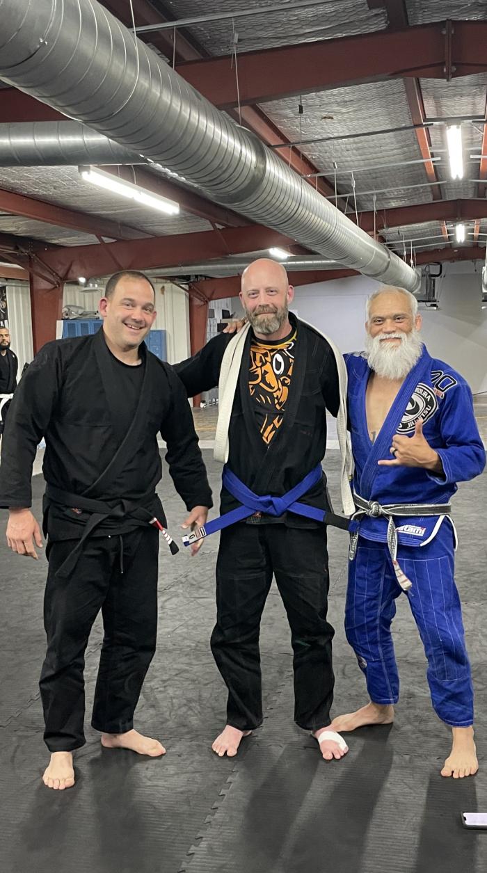 Blue belt · April 22, 2023 · Promoted by Coy Clements