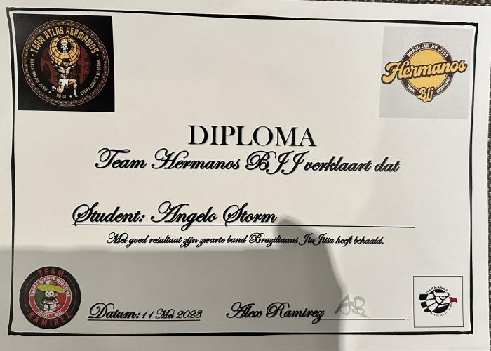 Black belt · May 11, 2023 · Promoted by Alex Ramirez