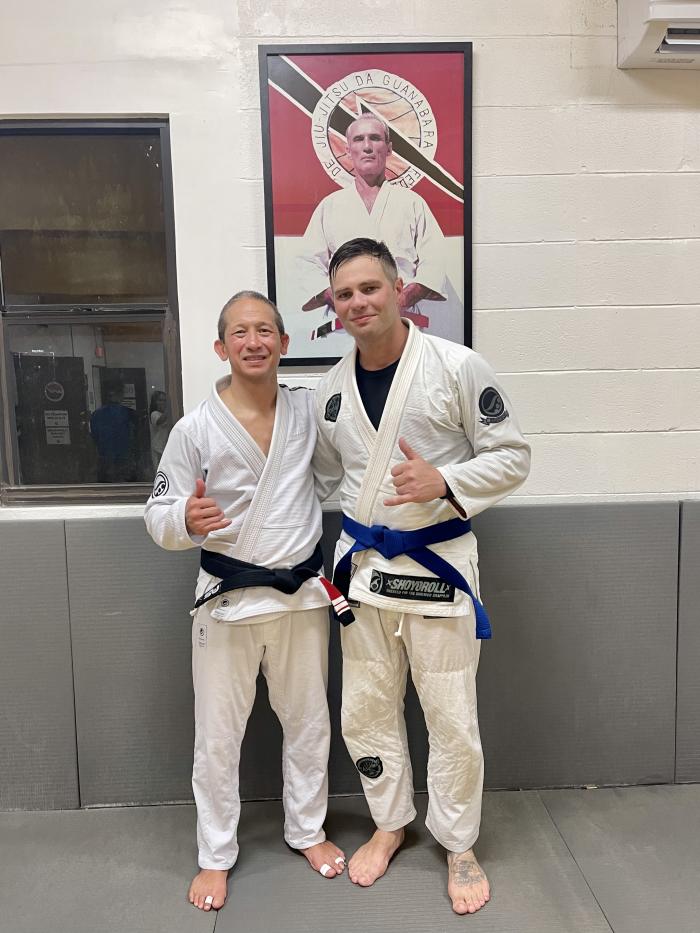 Blue belt · May 2, 2023 · Promoted by Charles Damien