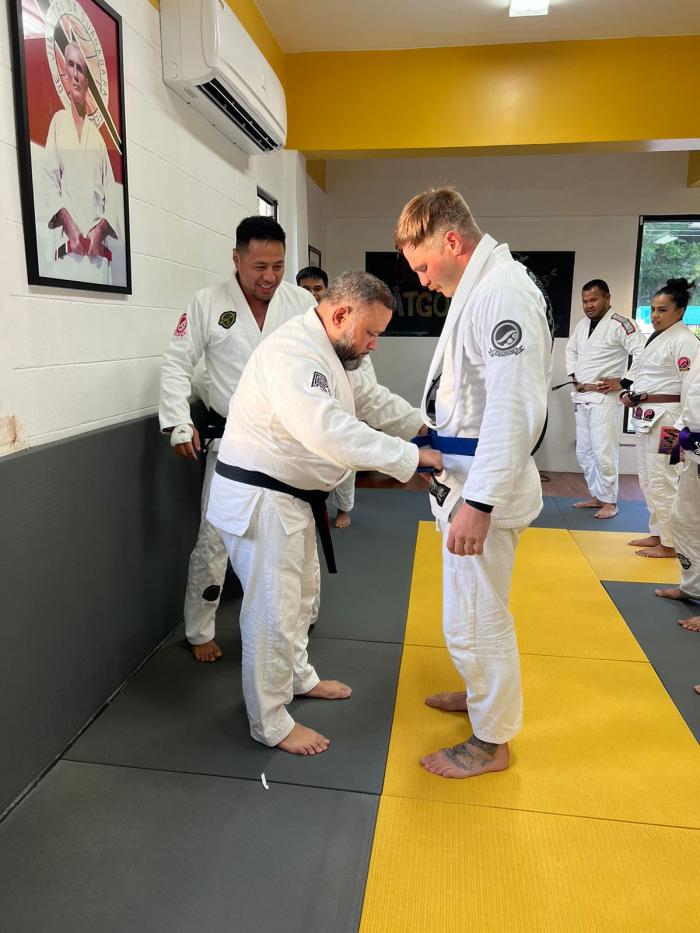 Blue belt · May 2, 2023 · Promoted by Charles Damien