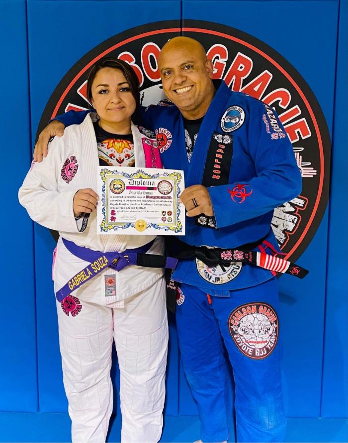 Purple belt · October 31, 2021 · Promoted by Coyote