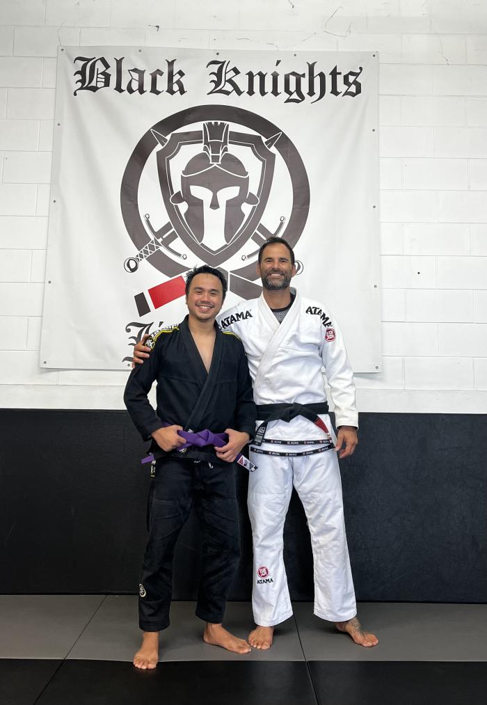 With the professor