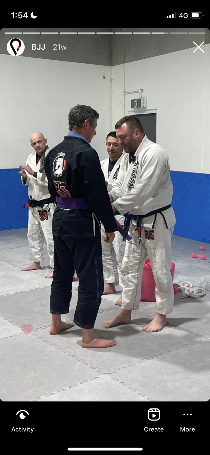 Purple belt · December 15, 2022 · Promoted by Darran Petty