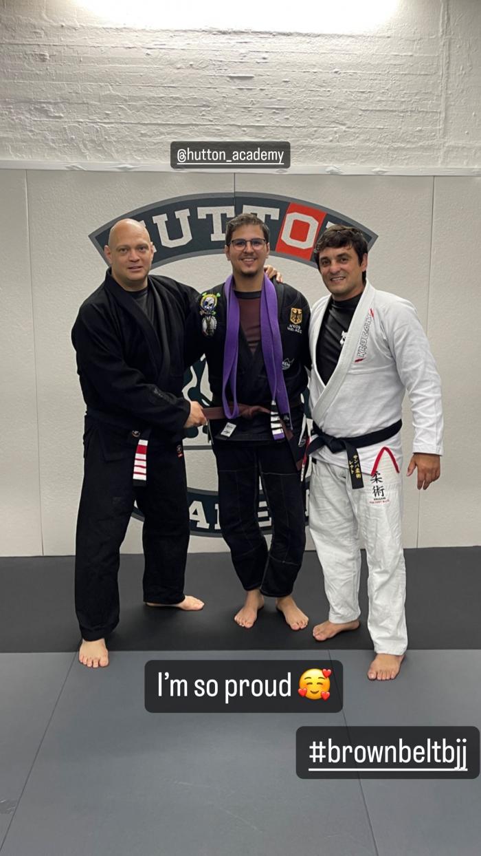 Brown belt · May 13, 2023 · Promoted by Hans Hutton