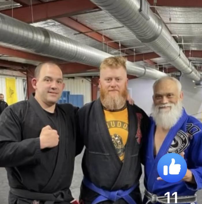 Blue belt · August 13, 2021 · Promoted by Coy Clements