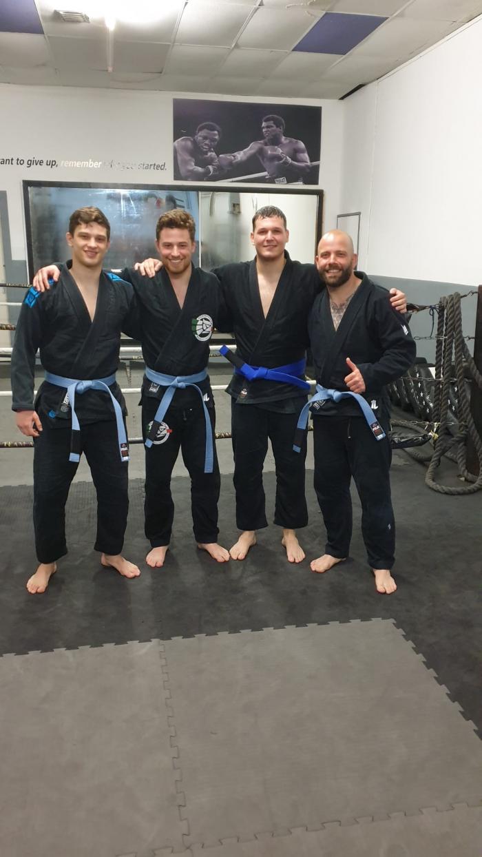 Bleu belt promotion