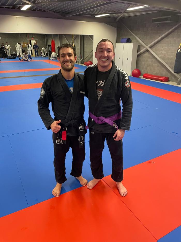 Purple belt · December 20, 2022 · Promoted by Nigel Heylen