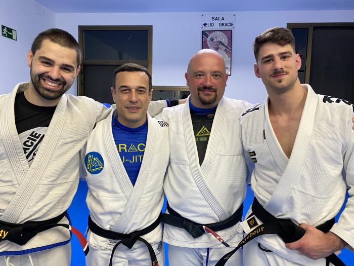 Black Belt Ceremony with Thijs Schutyser, Robin Gracie, Antonio Cornelis and me