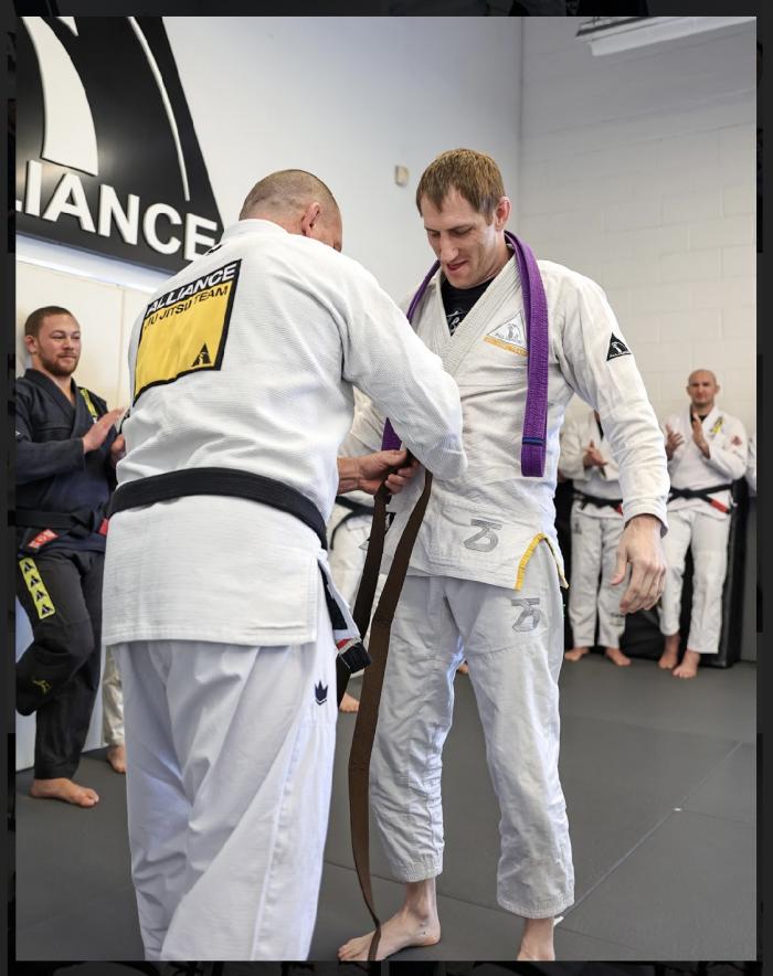 Brown belt · December 18, 2021 · Promoted by Damian Hirtz