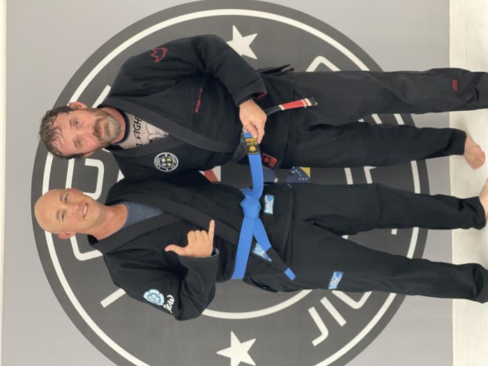 Blue belt · September 8, 2021 · Promoted by Aaron martin