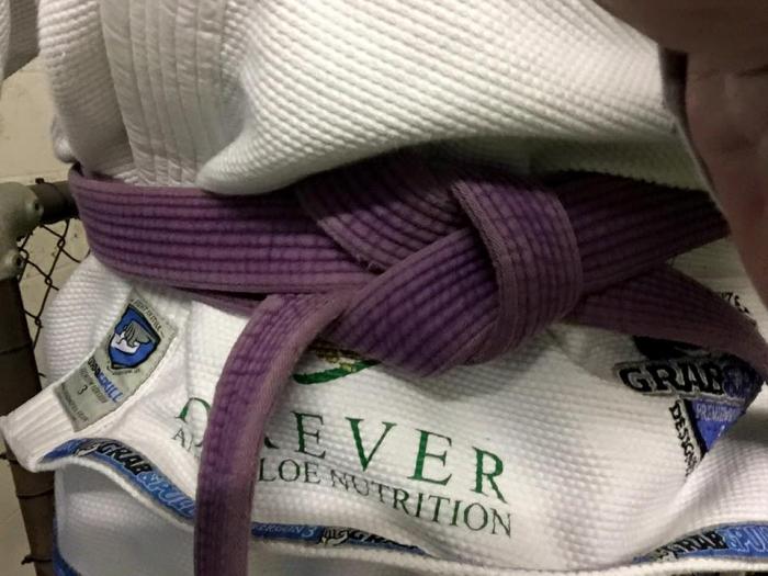 Purple belt · February 23, 2015 · Promoted by Lee Johnstone