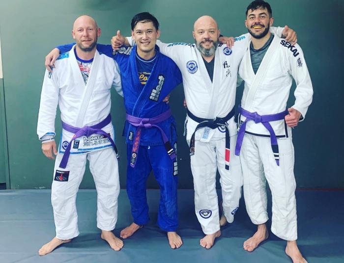 Purple belt · October 22, 2020 · Promoted by Neville Heath